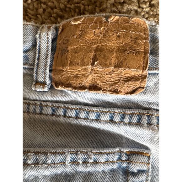 Vintage Gap Baggy Fit Light Wash Tapered 34x32 (tag) Denim Jeans - Picture 5 of 9